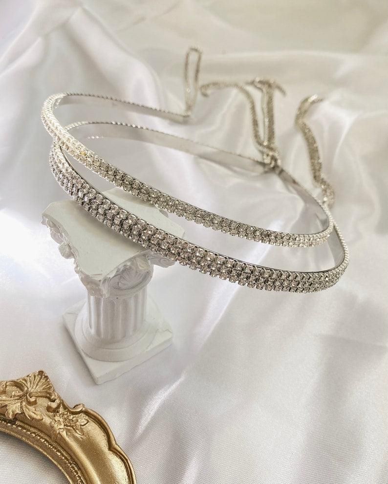 Rhinestone Diamond Aluminium Hairband