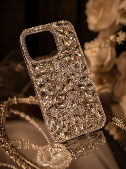 Butterfly Diamond Crystal Case (RS-105)
