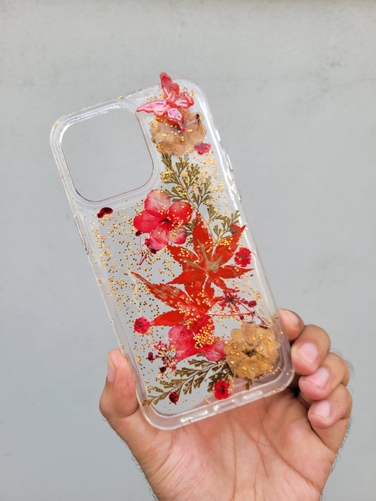 Artistic Red Resin Art Case