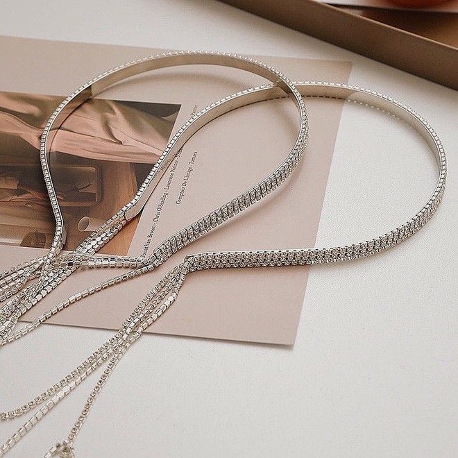 Rhinestone Diamond Aluminium Hairband