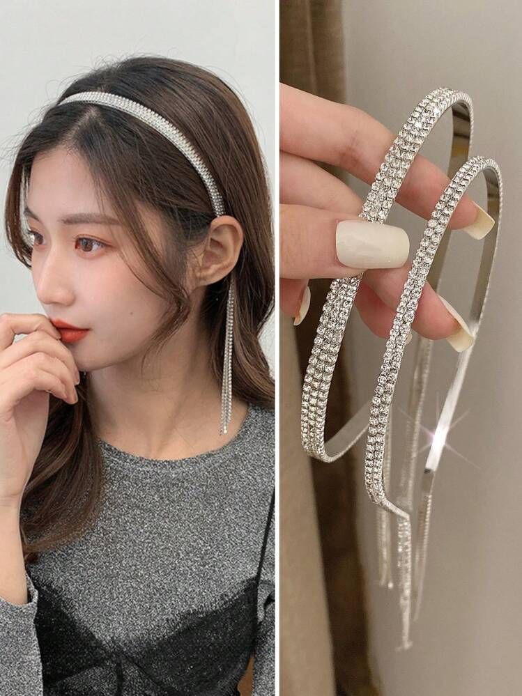 Rhinestone Diamond Aluminium Hairband