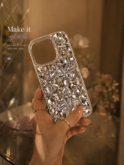 Butterfly Diamond Crystal Case (RS-105)