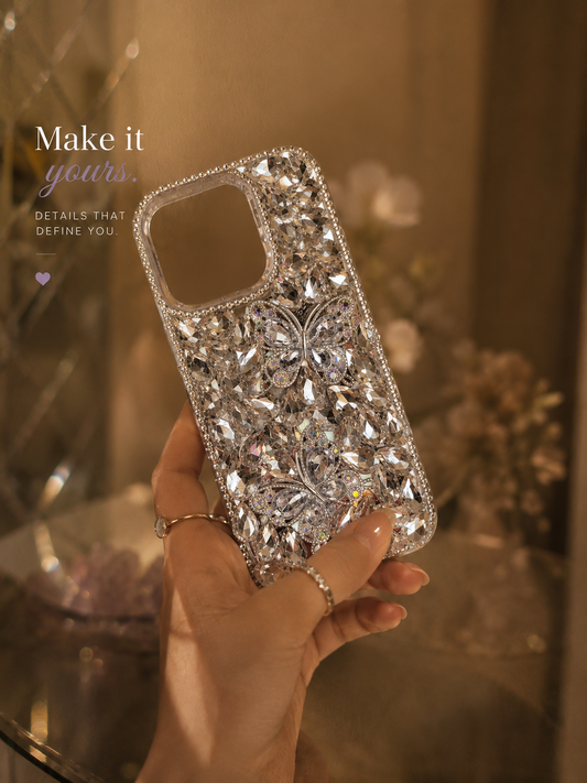 Butterfly Diamond Crystal Case (RS-105)