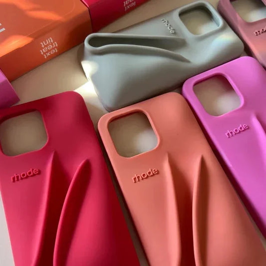 Trendy Rhode Lip SIlicone Case With Original Rhode LipGloss
