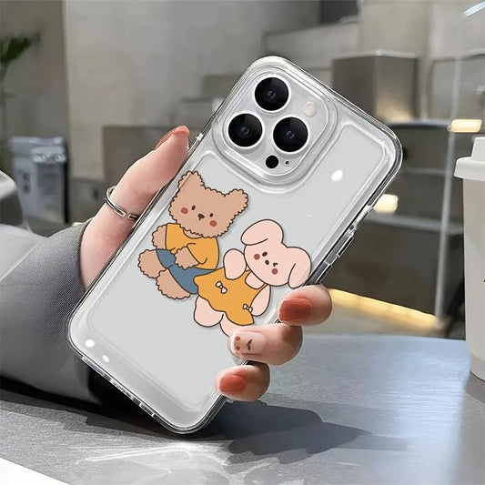 Bear Baby Transparent  Printed Case