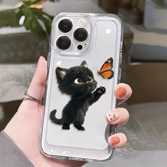 Kitten Transparent  Printed Case