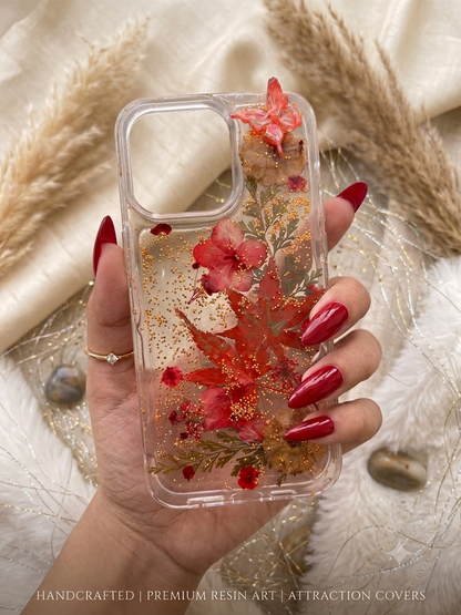 Artistic Red Resin Art Case