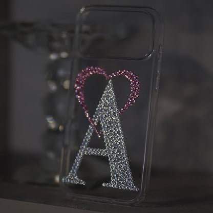 Alphabetic Heart Crystal Case (RS-102)
