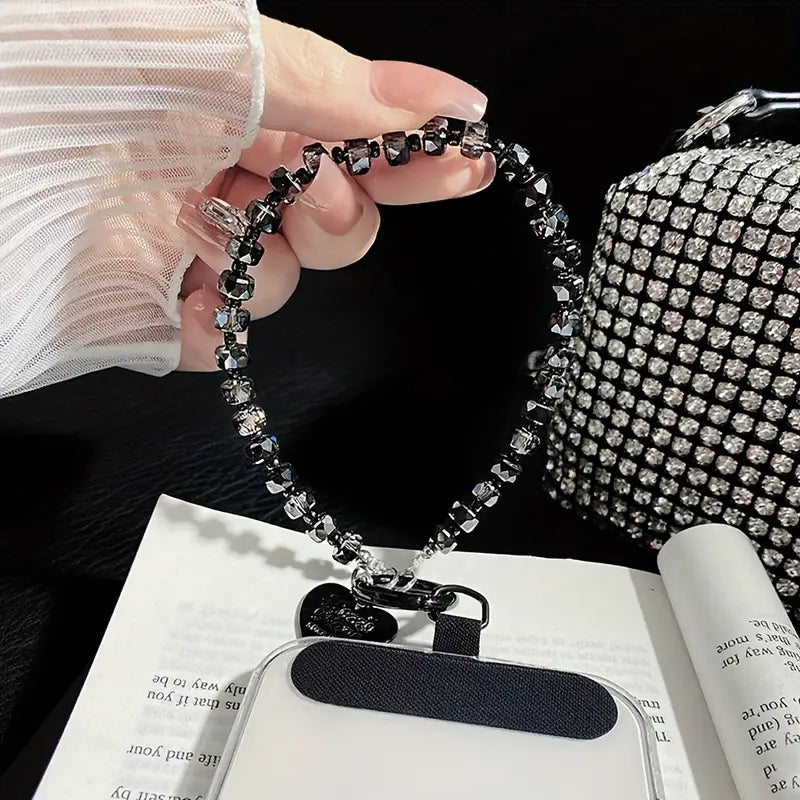 Rhinestone Crystal Phone Charm