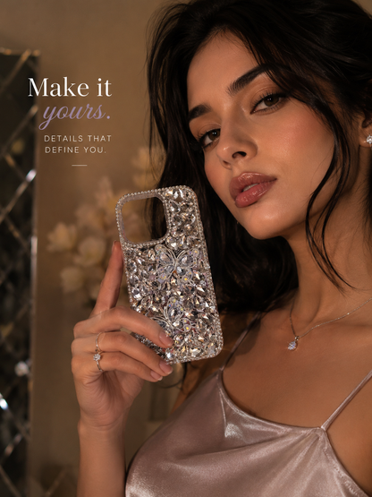 Butterfly Diamond Crystal Case (RS-105)