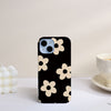 Black & White Floral Retro Phone Case