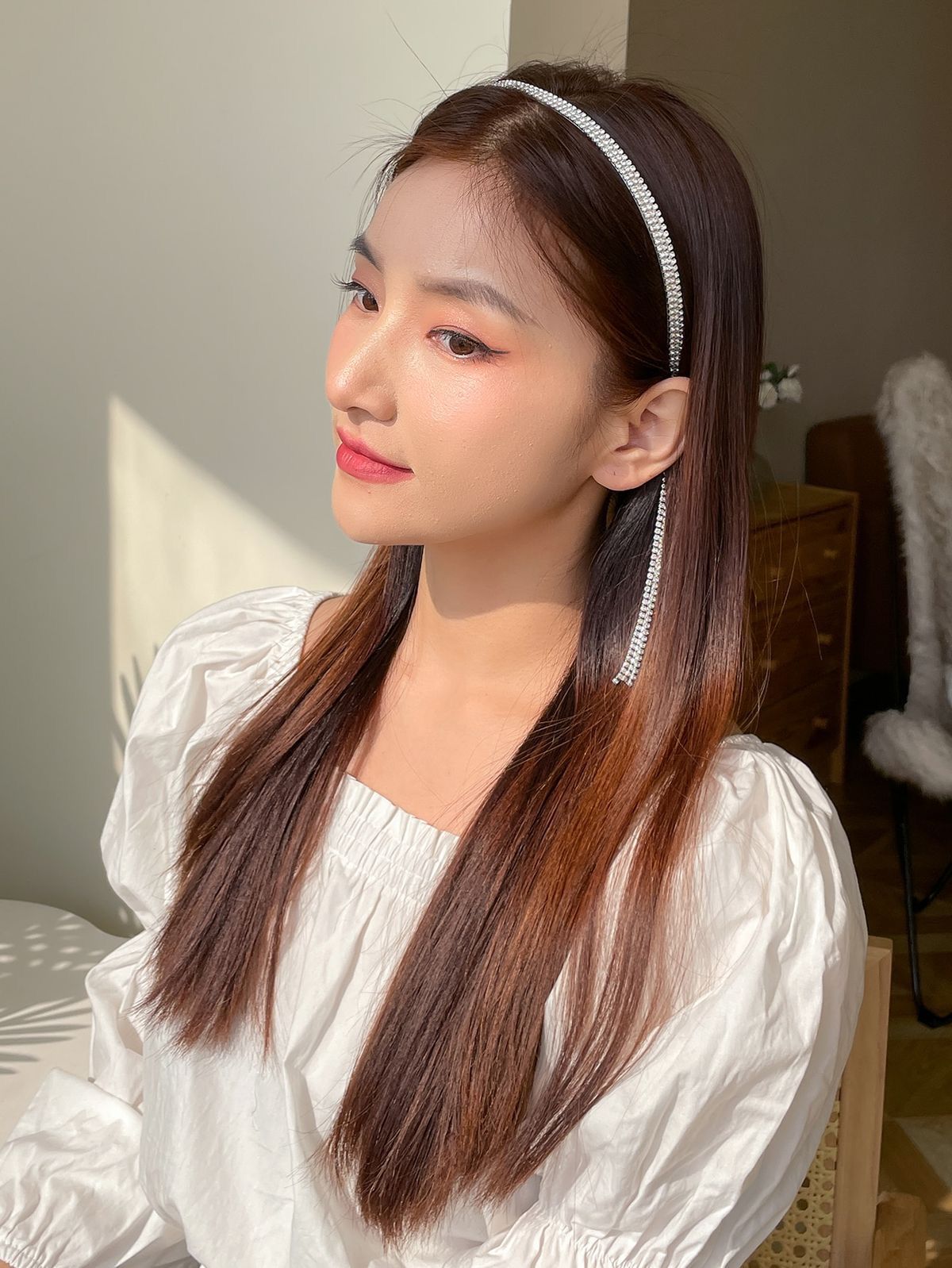 Rhinestone Diamond Aluminium Hairband