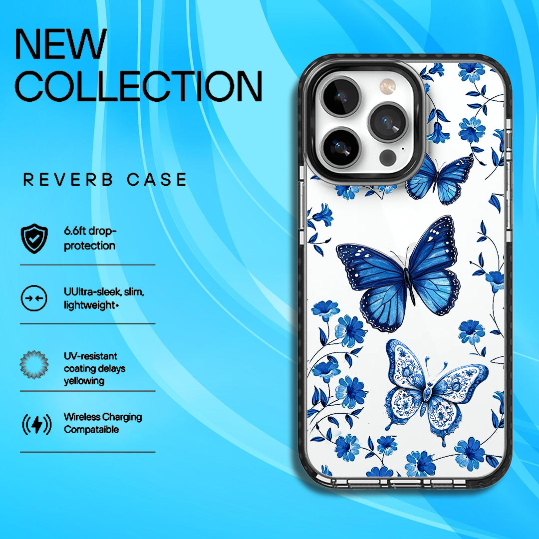 Blue Butterfly l Reverb Case