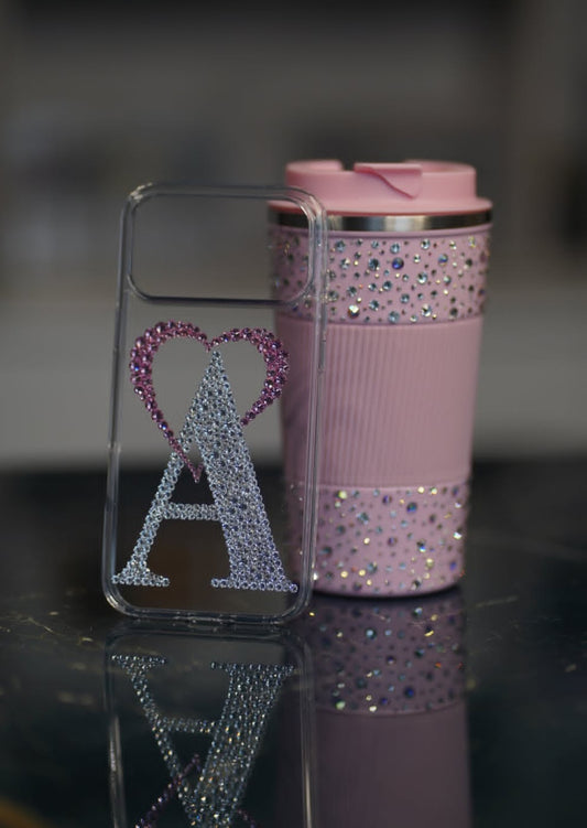 Alphabetic Heart Crystal Case (RS-102)